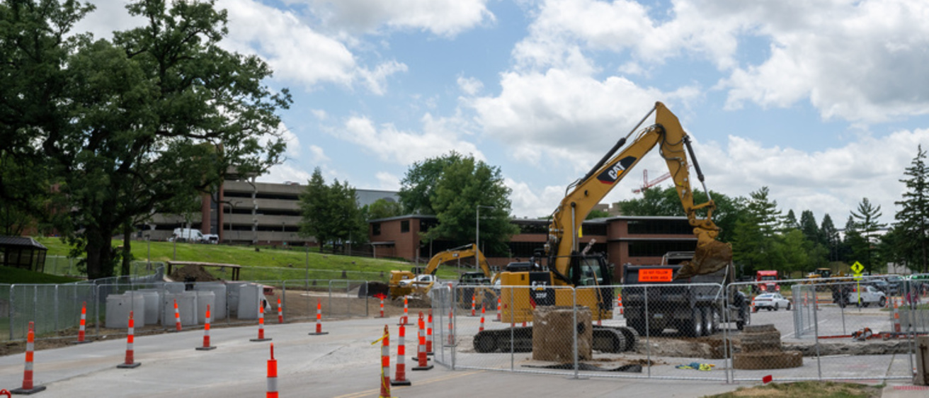 Picture of construction on a road